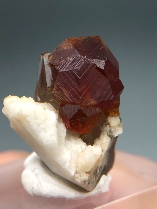 Spessartine from Fujian, China, individual mineral specimen view 5