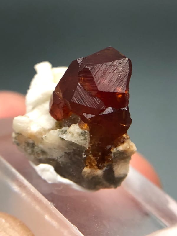 Spessartine from Fujian, China, individual mineral specimen view 6
