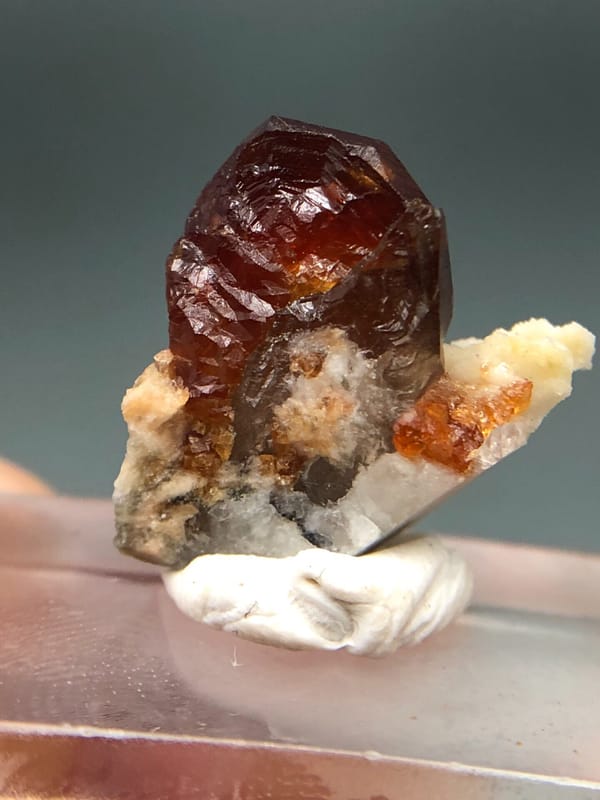Spessartine from Fujian, China, individual mineral specimen view 7