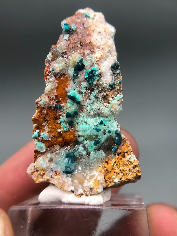 Unidentified copper mineral (source-recorded) from Yunnan, China, individual mineral specimen view 1