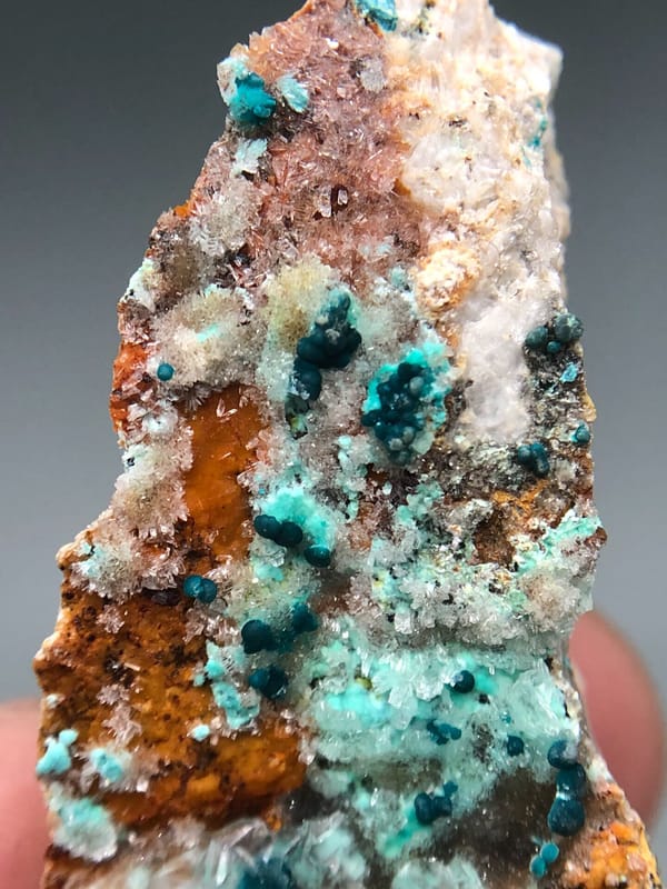 Unidentified copper mineral (source-recorded) from Yunnan, China, individual mineral specimen view 4