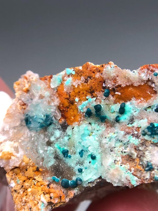 Unidentified copper mineral (source-recorded) from Yunnan, China, individual mineral specimen view 6