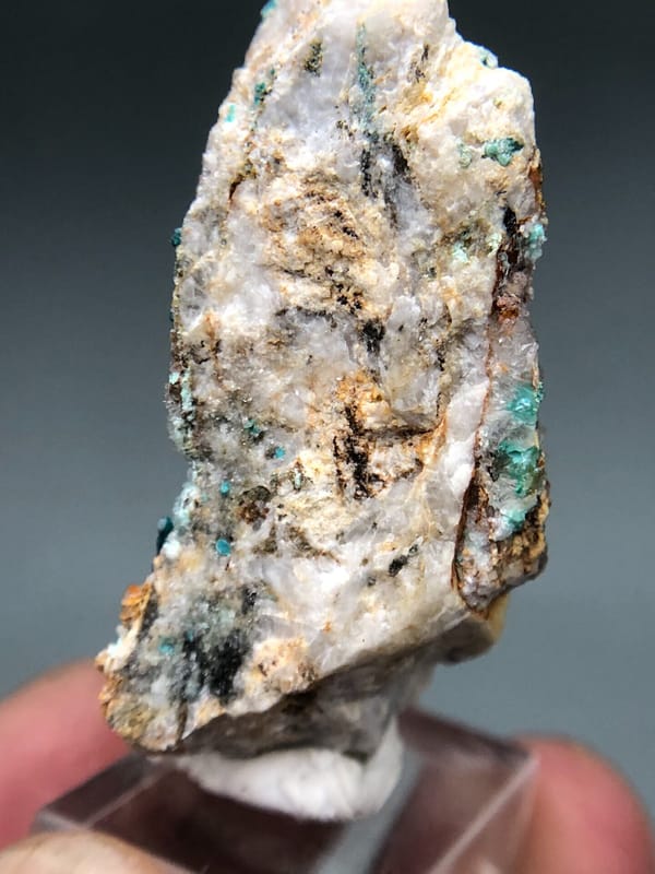 Unidentified copper mineral (source-recorded) from Yunnan, China, individual mineral specimen view 7