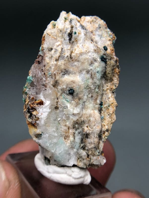 Unidentified copper mineral (source-recorded) from Yunnan, China, individual mineral specimen view 8
