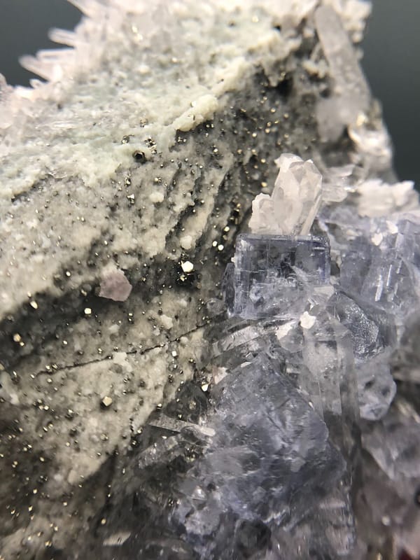 Fluorite from Wuzhou, Guangxi, China, individual mineral specimen view 4
