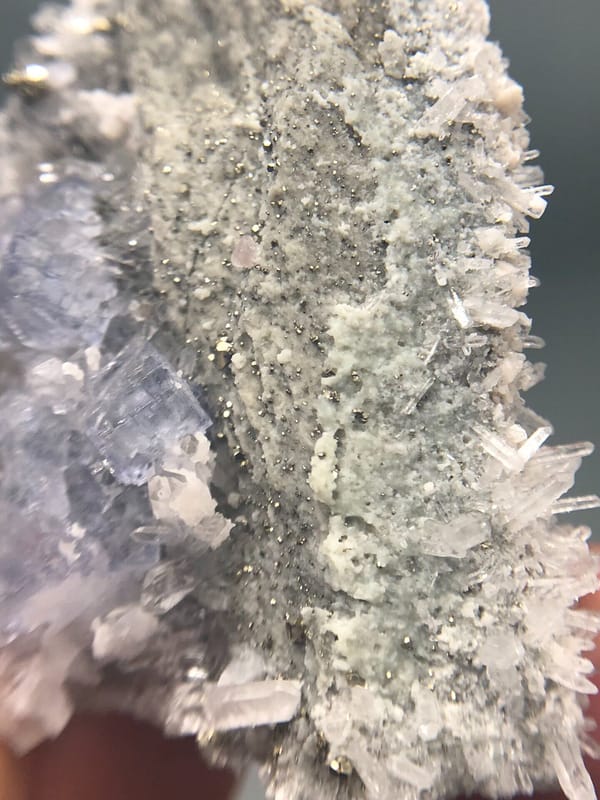 Fluorite from Wuzhou, Guangxi, China, individual mineral specimen view 5