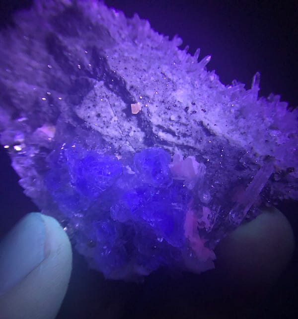 Fluorite from Wuzhou, Guangxi, China, individual mineral specimen view 7