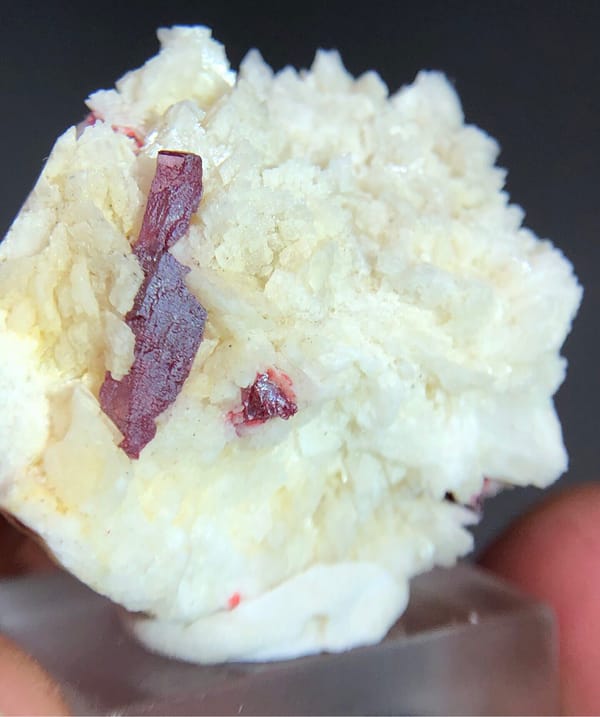 Cinnabar from Guizhou, China, individual mineral specimen view 2