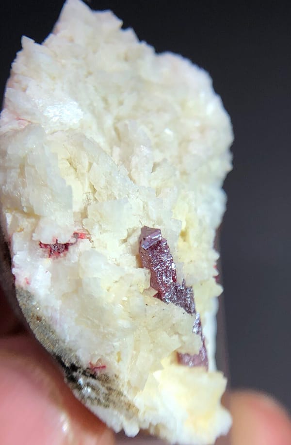 Cinnabar from Guizhou, China, individual mineral specimen view 4