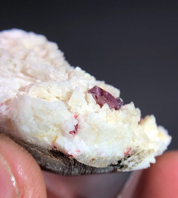 Cinnabar from Guizhou, China, individual mineral specimen view 6