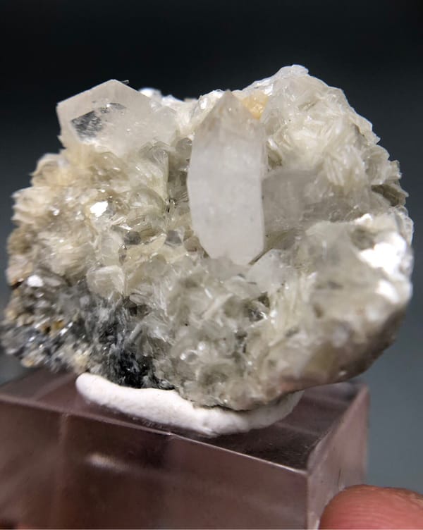 Aquamarine from Sichuan, China, individual mineral specimen view 1