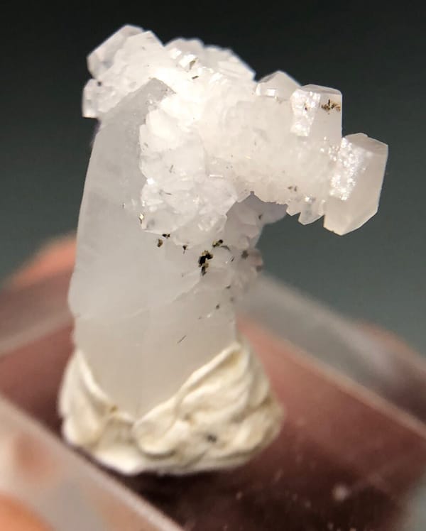 Calcite from Wuzhou, Guangxi, China, individual mineral specimen view 1