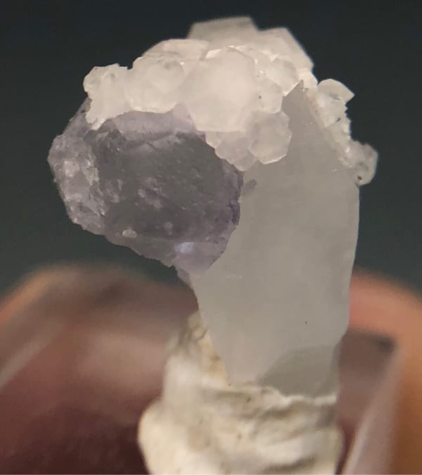 Calcite from Wuzhou, Guangxi, China, individual mineral specimen view 6