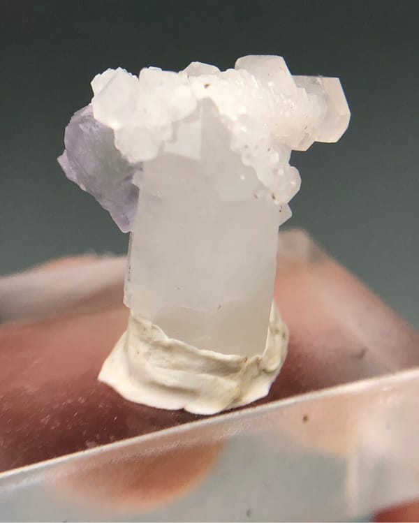 Calcite from Wuzhou, Guangxi, China, individual mineral specimen view 7