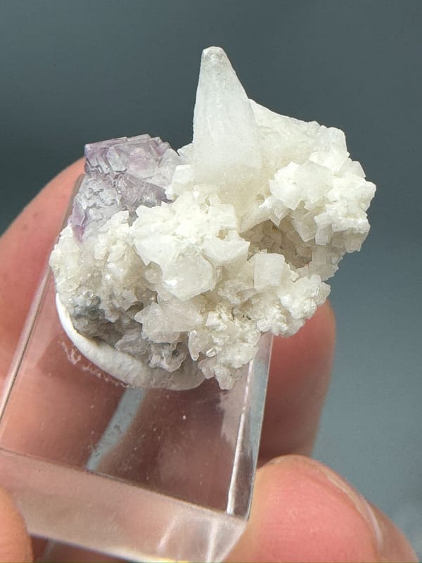 Fluorite from Shangbao Mine, Leiyang, Hunan, China, individual mineral specimen view 5