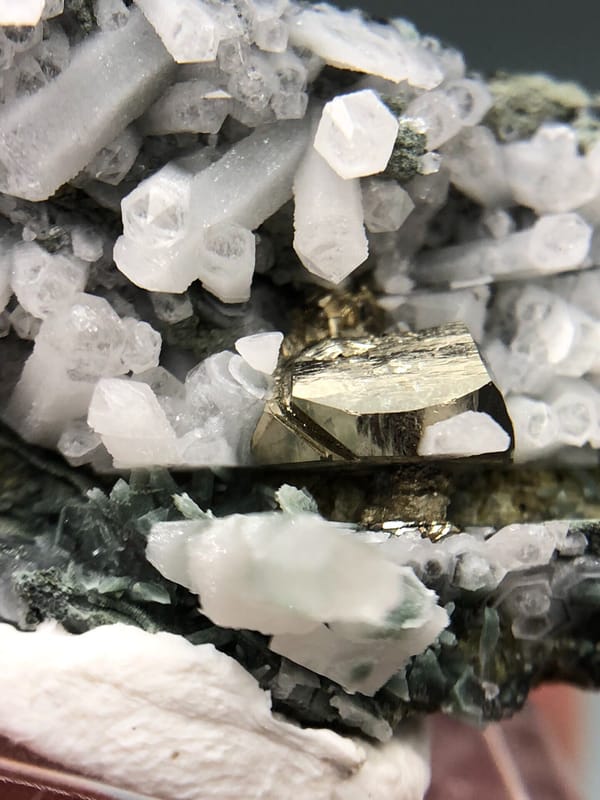Pyrite from Inner Mongolia, China, individual mineral specimen view 6