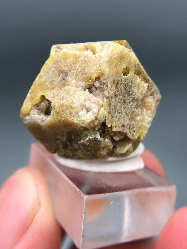 Grossular from Africa, individual mineral specimen view 3