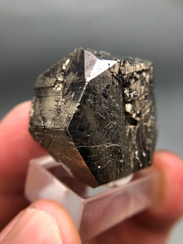 Pyrite from Inner Mongolia, China, individual mineral specimen view 2