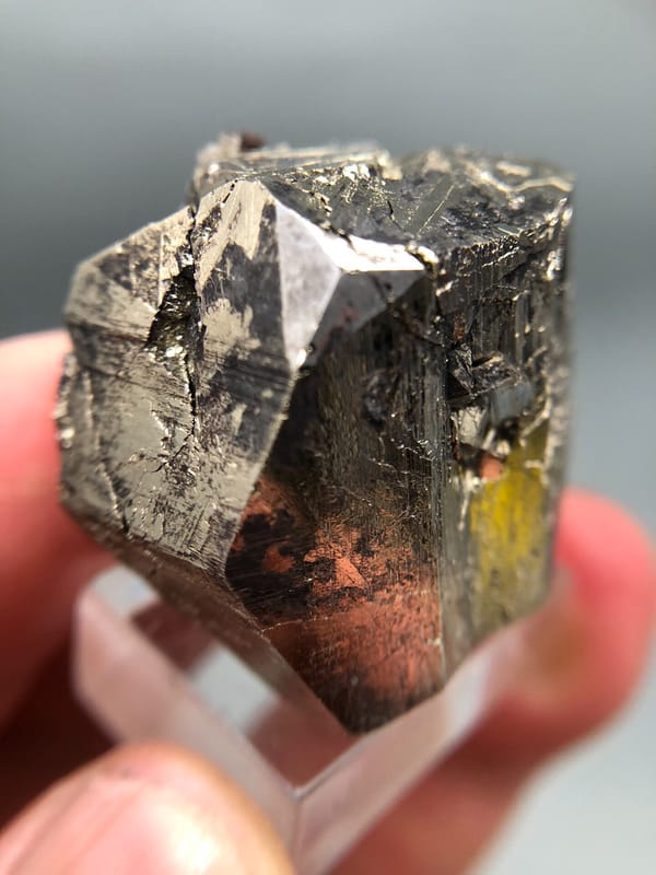 Pyrite from Inner Mongolia, China, individual mineral specimen view 3