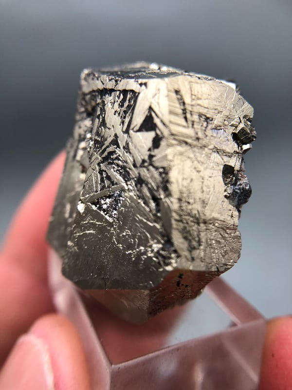 Pyrite from Inner Mongolia, China, individual mineral specimen view 5