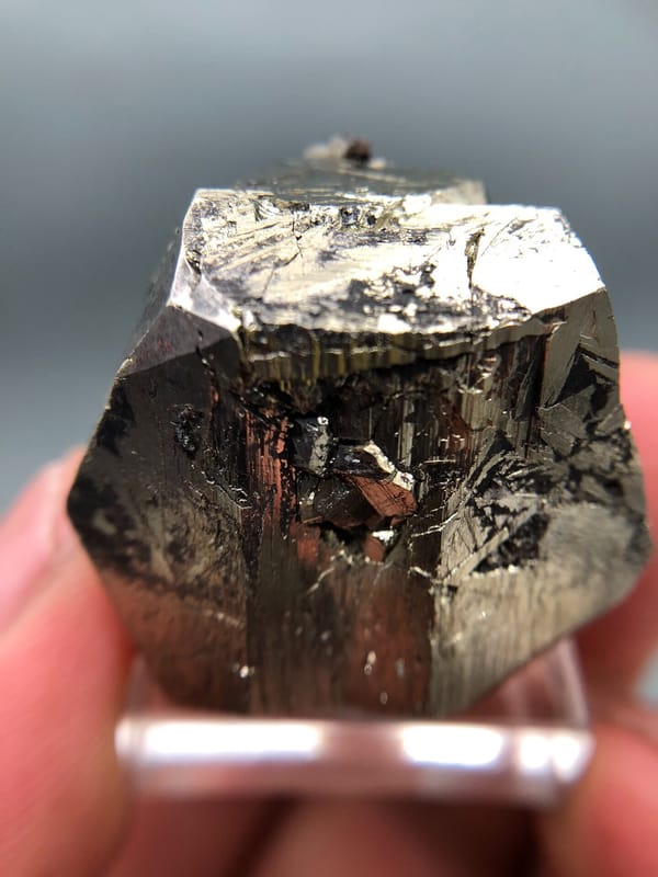Pyrite from Inner Mongolia, China, individual mineral specimen view 7