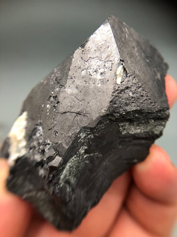 Magnetite from Inner Mongolia, China, individual mineral specimen view 4