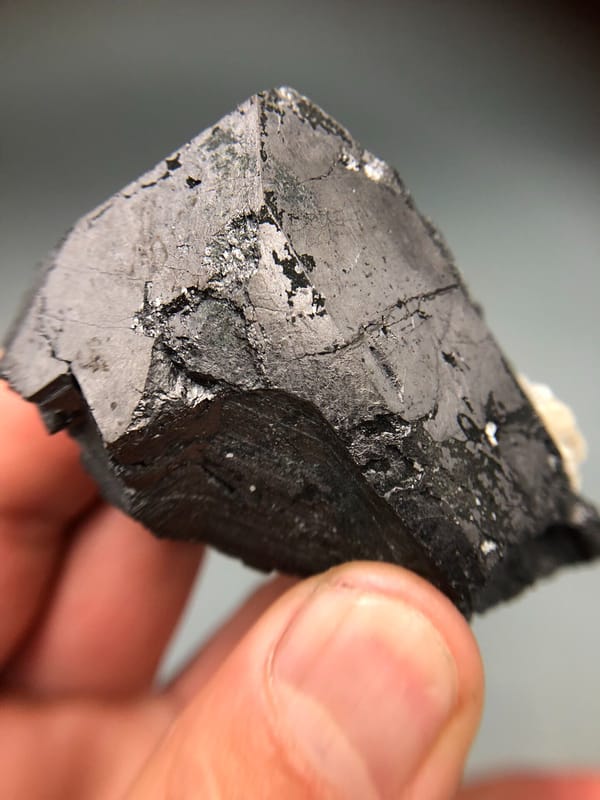 Magnetite from Inner Mongolia, China, individual mineral specimen view 6