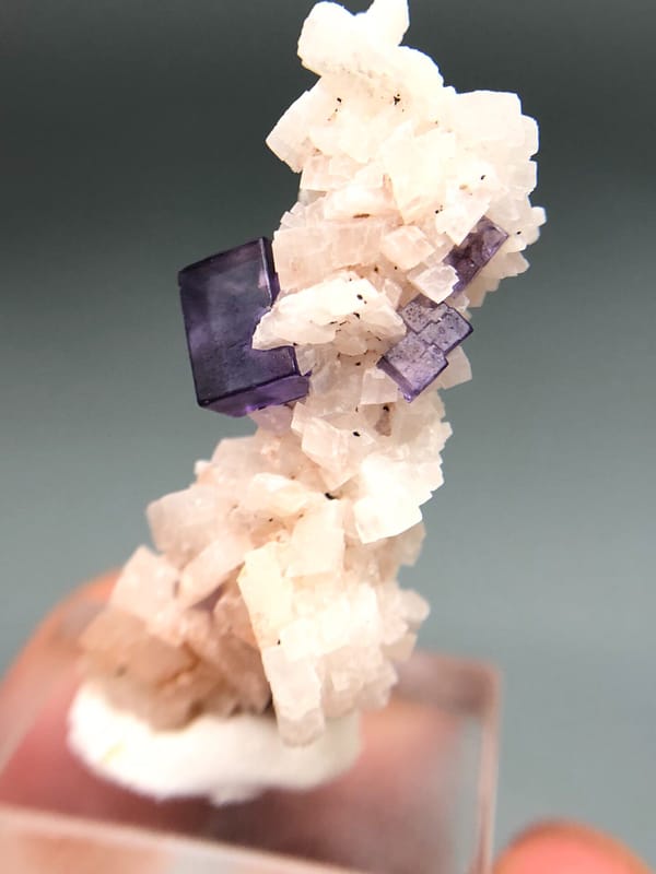 Fluorite from Xinjiang, China, individual mineral specimen view 2