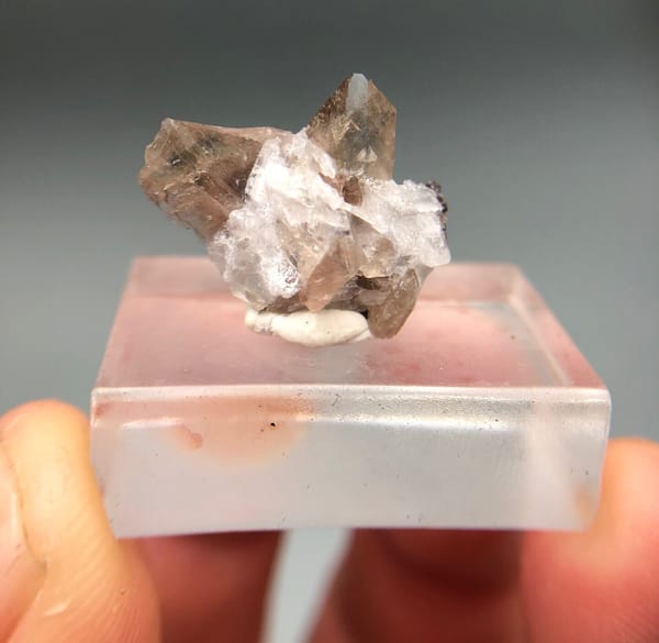 Axinite from Nandan, Guangxi, China, individual mineral specimen view 1
