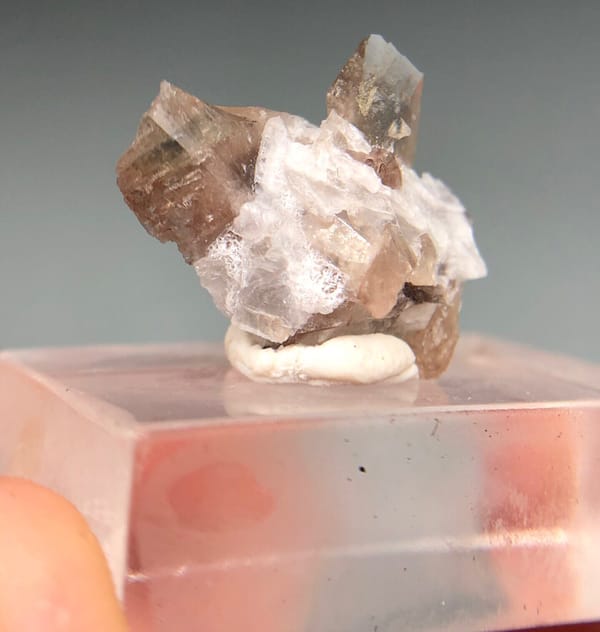 Axinite from Nandan, Guangxi, China, individual mineral specimen view 3