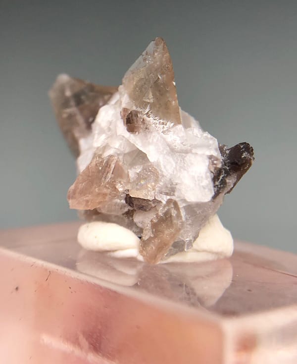 Axinite from Nandan, Guangxi, China, individual mineral specimen view 4