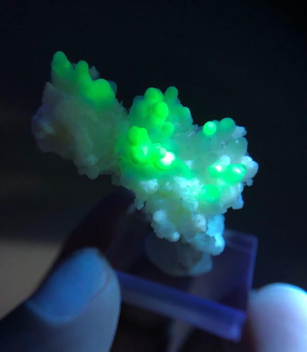 Hyalite opal from Fujian, China, individual mineral specimen view 1