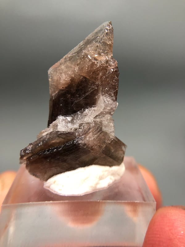 Axinite from Nandan, Guangxi, China, individual mineral specimen view 5