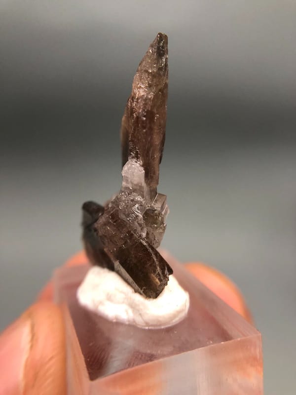 Axinite from Nandan, Guangxi, China, individual mineral specimen view 7