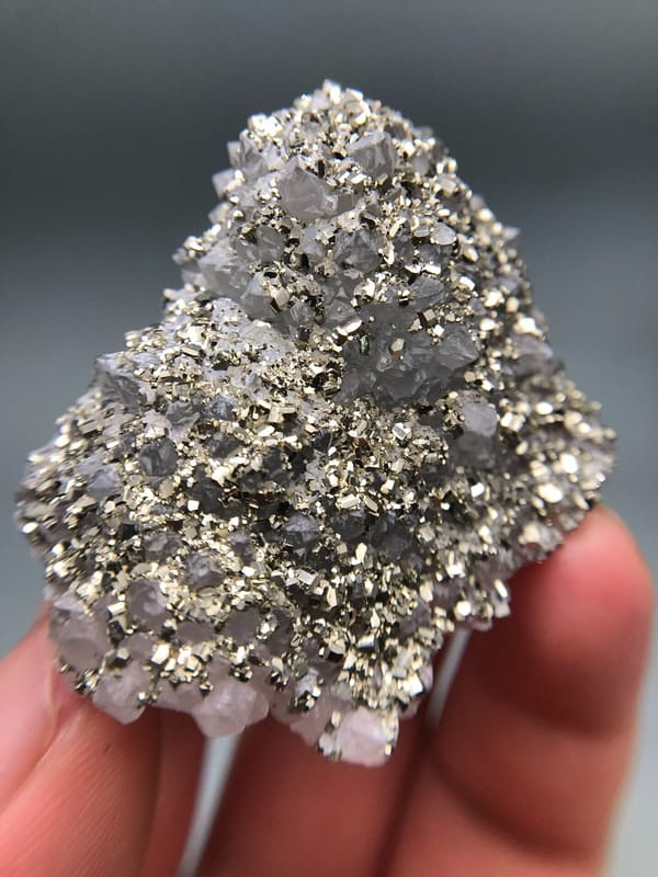 Pyrite from Fujian, China, individual mineral specimen view 1