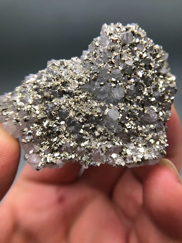 Pyrite from Fujian, China, individual mineral specimen view 2