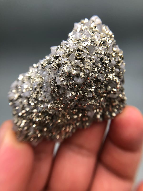 Pyrite from Fujian, China, individual mineral specimen view 4