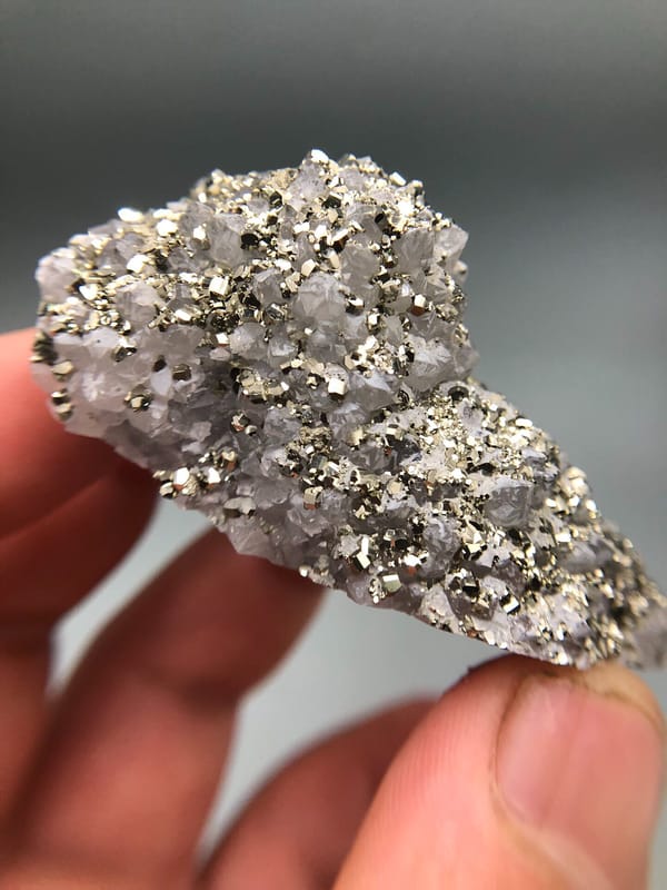 Pyrite from Fujian, China, individual mineral specimen view 5