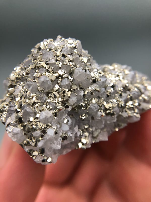 Pyrite from Fujian, China, individual mineral specimen view 7