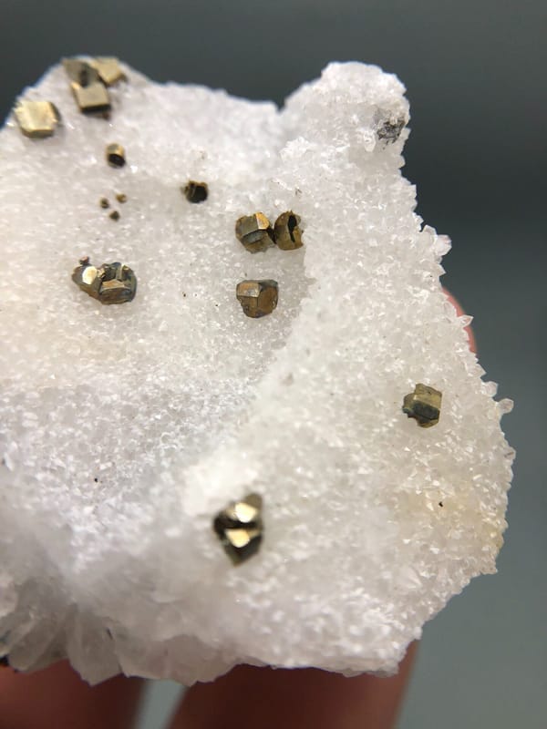 Pyrite from Fujian, China, individual mineral specimen view 2