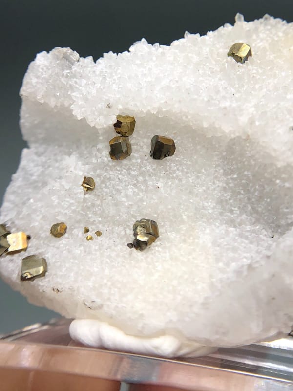 Pyrite from Fujian, China, individual mineral specimen view 8