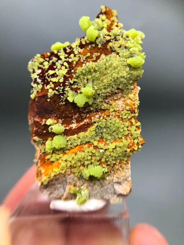 Pyromorphite from Guangxi, China, individual mineral specimen view 1