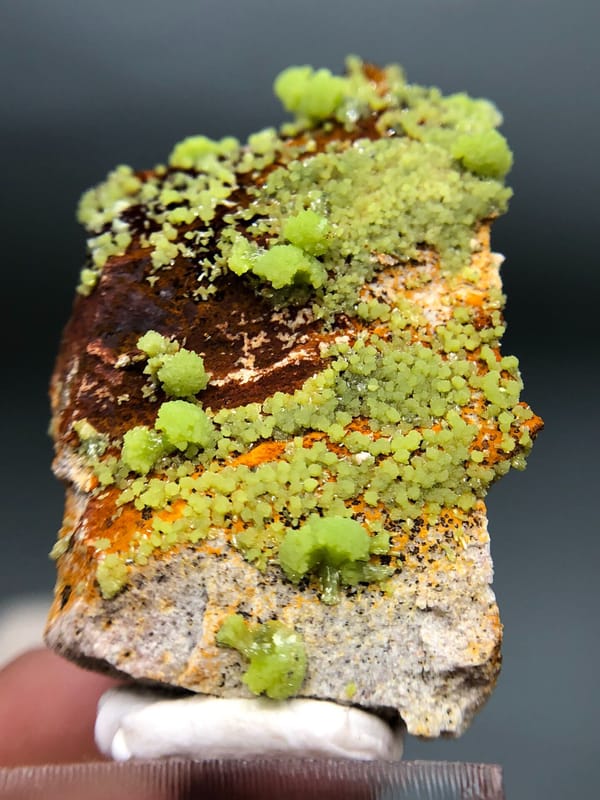 Pyromorphite from Guangxi, China, individual mineral specimen view 2