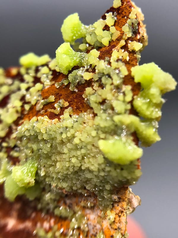Pyromorphite from Guangxi, China, individual mineral specimen view 3