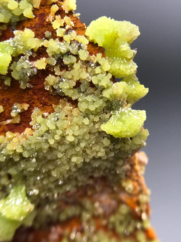Pyromorphite from Guangxi, China, individual mineral specimen view 4