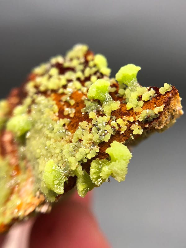 Pyromorphite from Guangxi, China, individual mineral specimen view 6