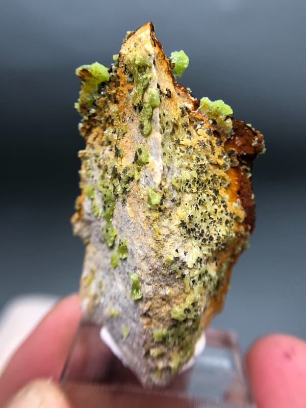 Pyromorphite from Guangxi, China, individual mineral specimen view 7
