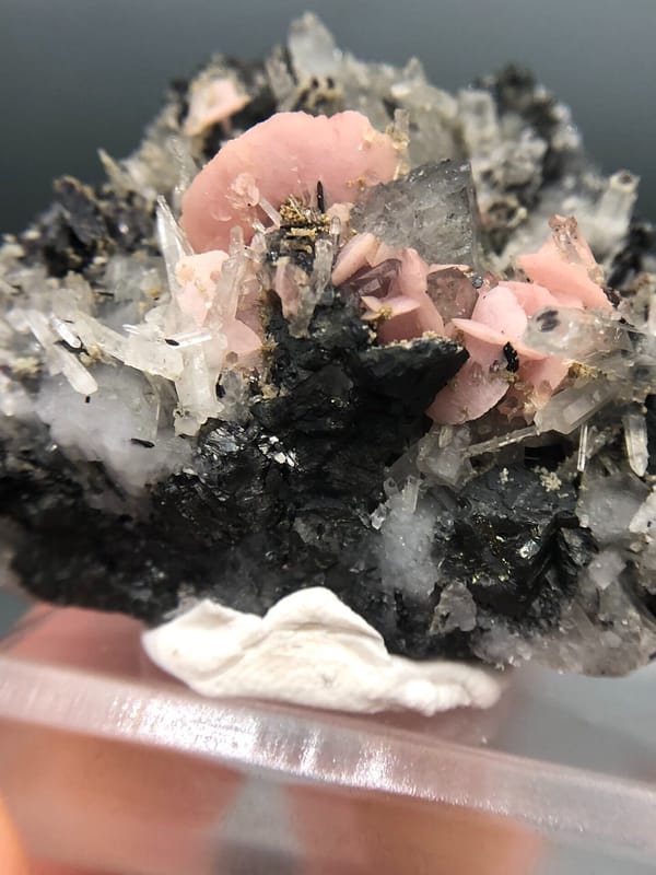 Rhodochrosite from Guangxi, China, individual mineral specimen view 2