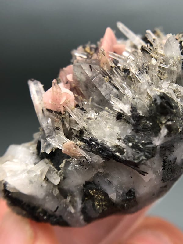 Rhodochrosite from Guangxi, China, individual mineral specimen view 6