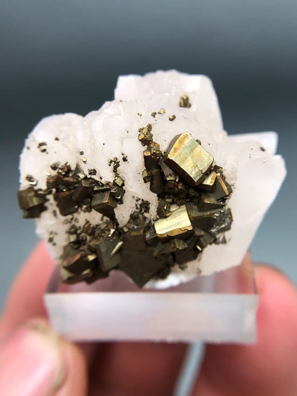 Pyrite from Sanming, Fujian, China, individual mineral specimen view 1